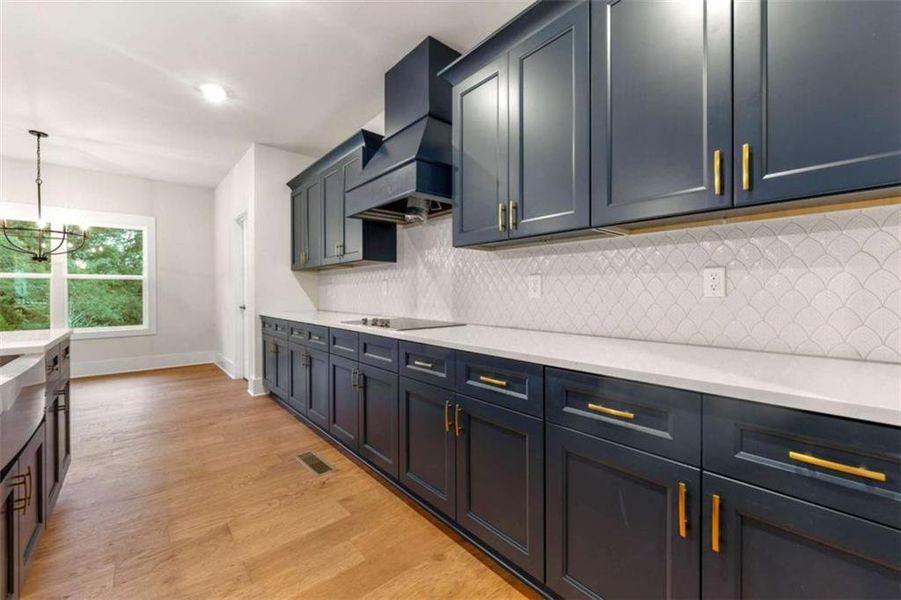 Furnished interior view inside a new home in Steeplechase, Hoschton (Image 9).