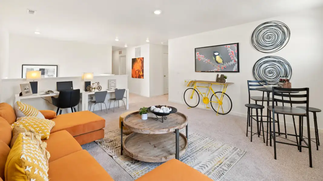 Furnished interior view inside a new home in Jackson Creek, Monument (Image 14).