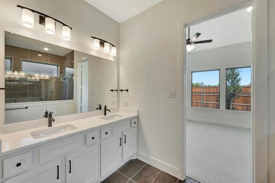 Furnished interior view inside a new home in South Pointe Cottage Series, Mansfield (Image 12). Furnished interior view inside a new home in South Pointe Cottage Series, Mansfield (Image 12).