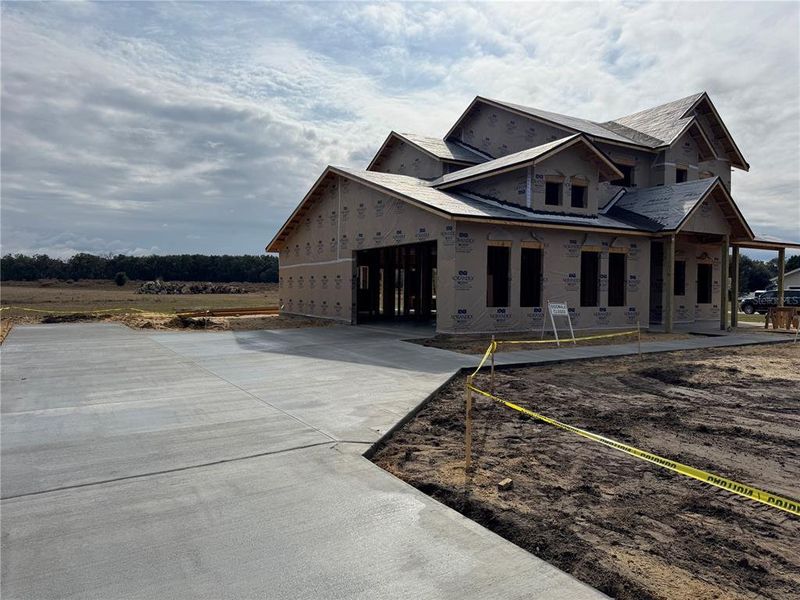 In-progress construction of a new home in , High Springs, FL (Image 40). In-progress construction of a new home in , High Springs, FL (Image 40).