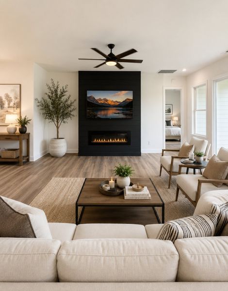 Furnished interior view inside a new home in Dixon Grove, Grimesland (Image 6).