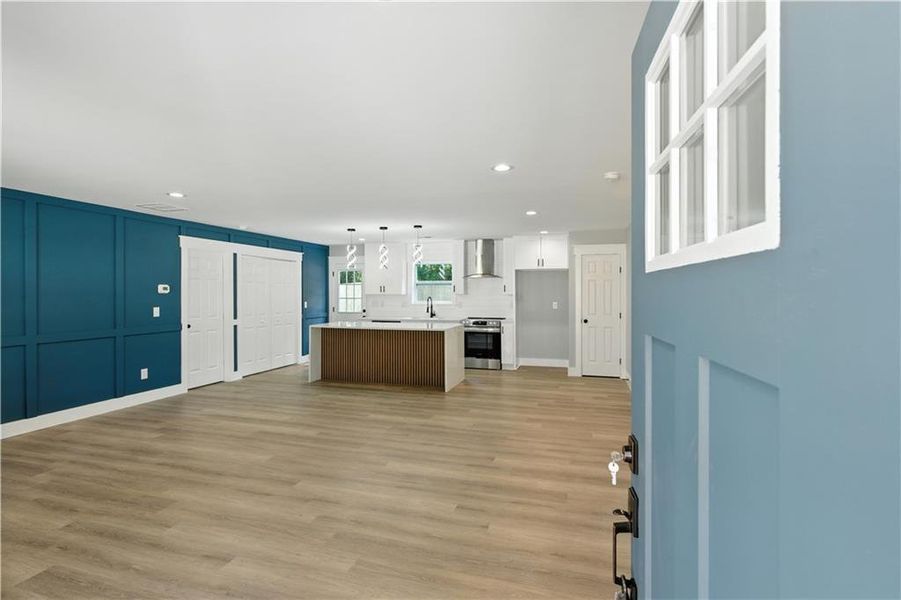Furnished interior view inside a new home in , Marietta (Image 4).