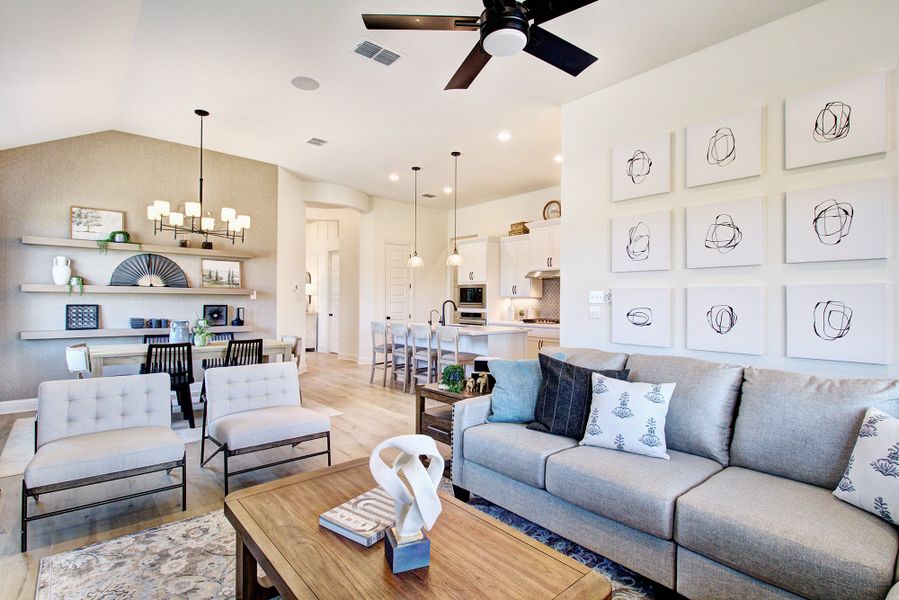 Representative furnished interior of a home built from the Premier Series - Juniper by Brightland Homes in Anthem, Kyle (Image 32). Representative furnished interior of a home built from the Premier Series - Juniper by Brightland Homes in Anthem, Kyle (Image 32).