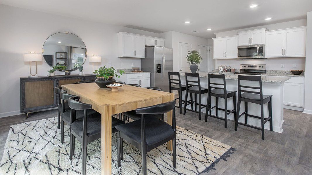 Furnished interior view inside a new home in Chandler Pointe, Rural Hall (Image 10).