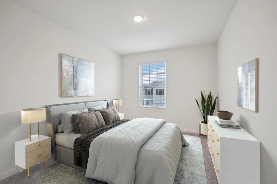 Representative furnished interior of a home built from the Barnard by Starlight Homes in The Wilder, Adkins (Image 10).