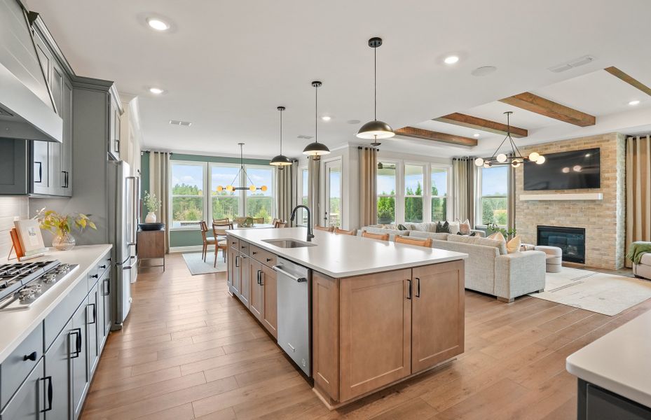 Representative furnished interior of a home built from the Renown by Del Webb in Del Webb Carolina Ridge, Midland (Image 21).