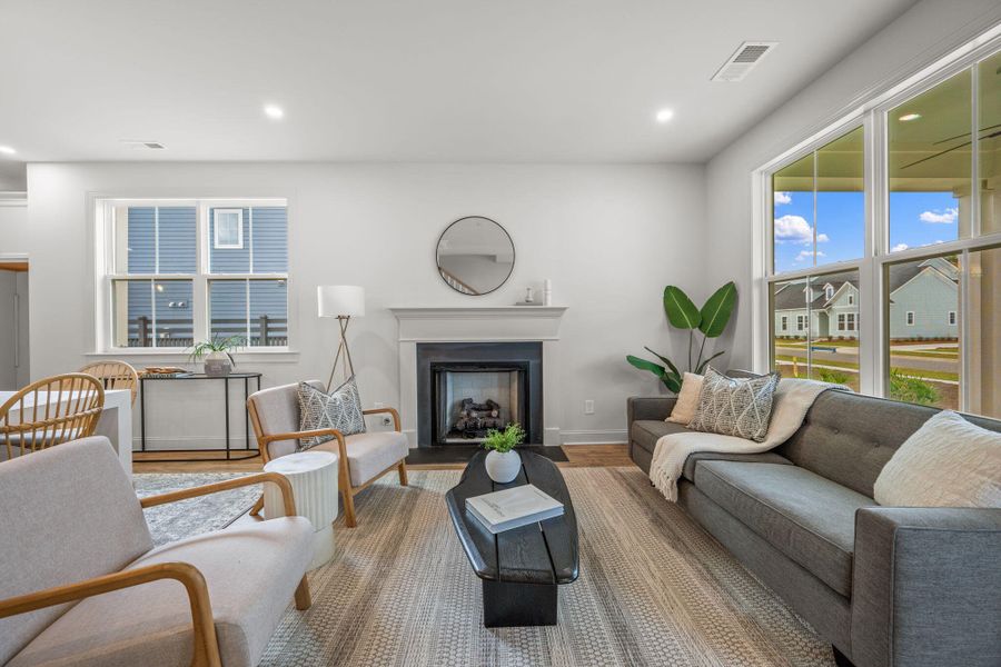 Furnished interior view inside a new home in , Summerville (Image 12).