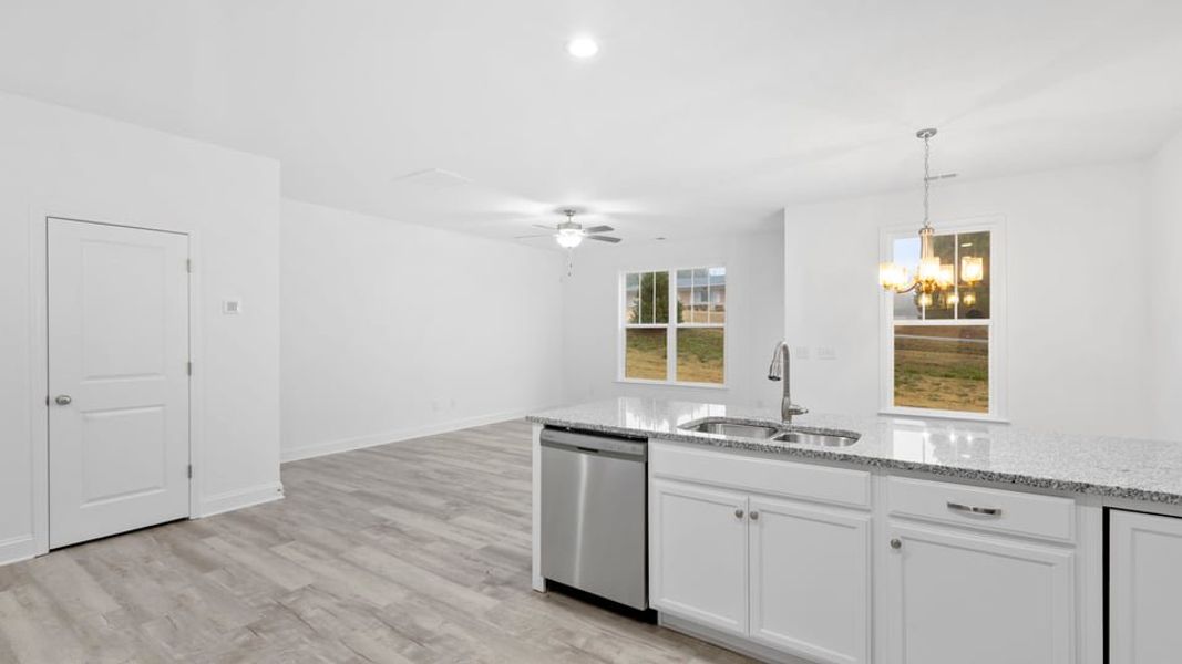 Furnished interior view inside a new home in Pearson Road Townhomes, Easley (Image 8).