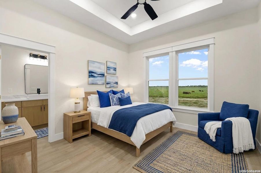 Furnished interior view inside a new home in , La Vernia (Image 31). Furnished interior view inside a new home in , La Vernia (Image 31).