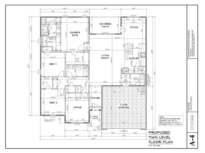 2D floor plan layout of this home in , Rydal, GA (Image 5).