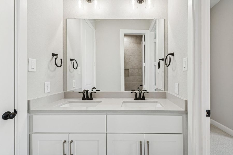 Furnished interior view inside a new home in ARTAVIA 65' Homesites, Conroe (Image 15).