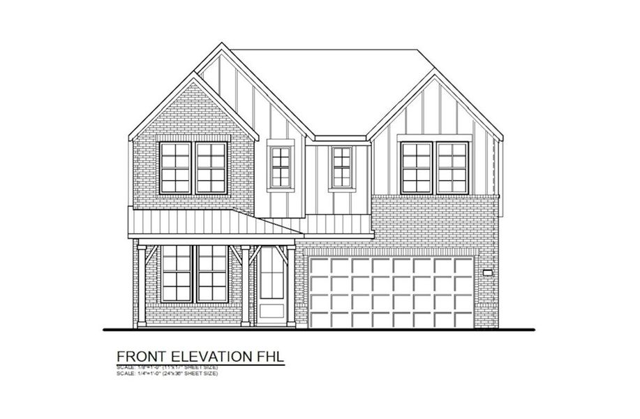 Farmhouse L Elevation