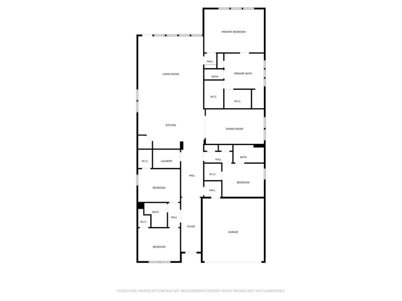 2D floor plan layout of this home in Jordan Ranch, Fulshear, TX (Image 5).