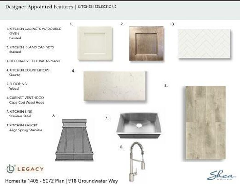 Sample of building materials used in homes in Legacy, League City (Image 8). Sample of building materials used in homes in Legacy, League City (Image 8).