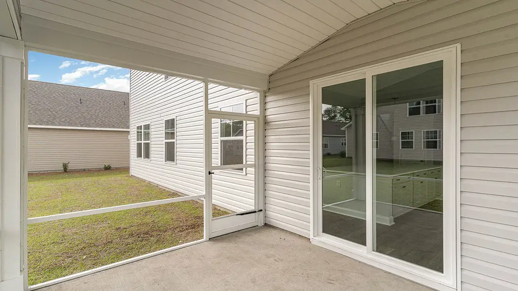 Representative furnished interior of a home built from the FORRESTER by D.R. Horton in Haven View, Murrells Inlet (Image 4).