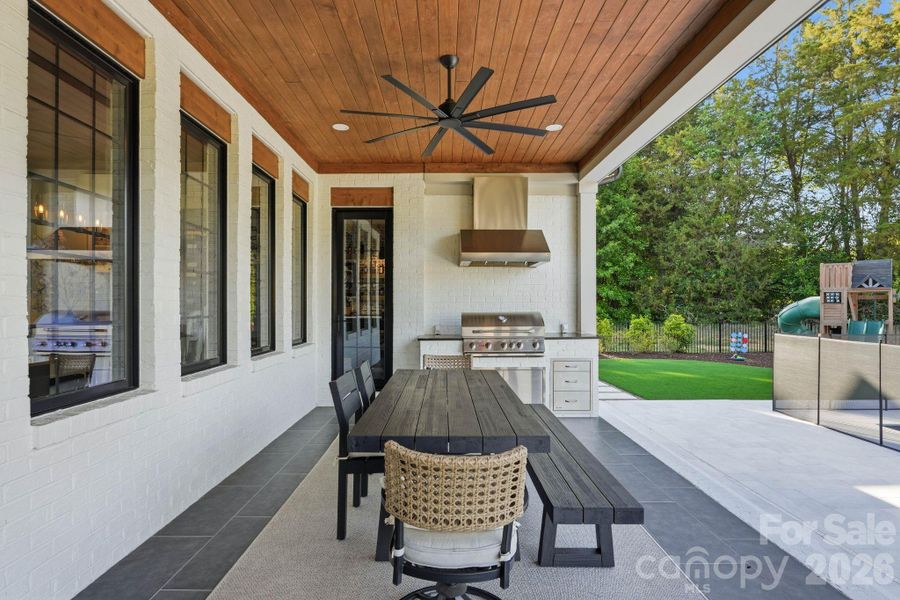 Exterior details and patio area of a home in , Davidson (Image 23). Exterior details and patio area of a home in , Davidson (Image 23).