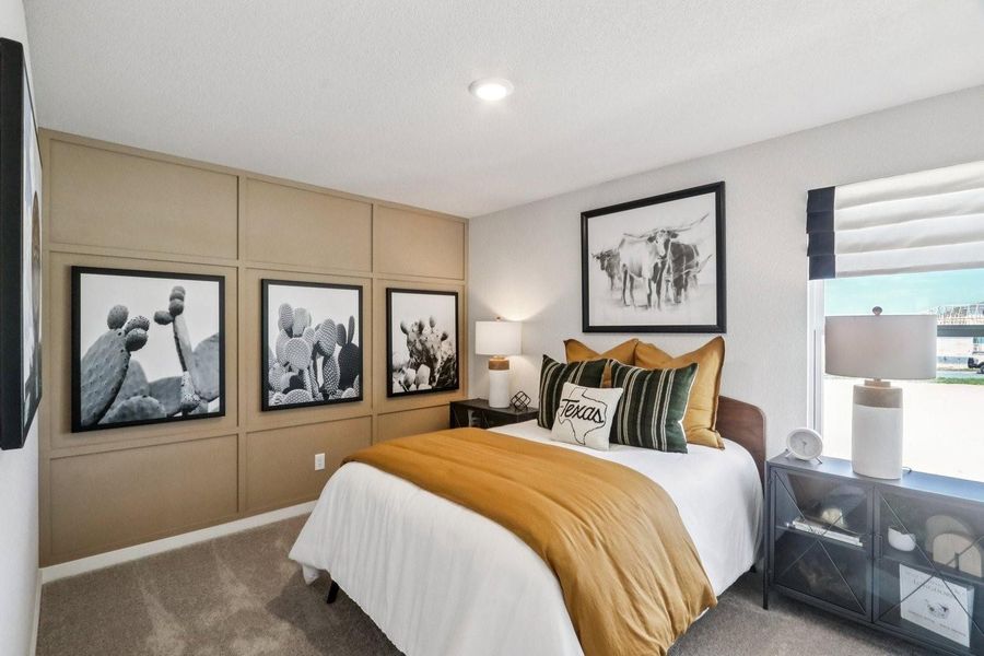Furnished interior view inside a new home in Trinity Ranch, Elgin (Image 15).