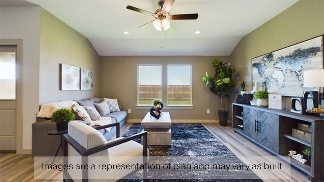 Furnished interior view inside a new home in Everest Heights, Lubbock (Image 13). Furnished interior view inside a new home in Everest Heights, Lubbock (Image 13).