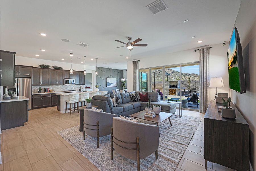 Representative furnished interior of a home built from the Mercury by Mattamy Homes in Pinnacle at San Tan Heights, San Tan Valley (Image 12).