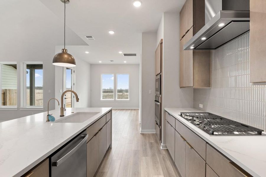 Furnished interior view inside a new home in Lagos Reserve, Manor (Image 5).