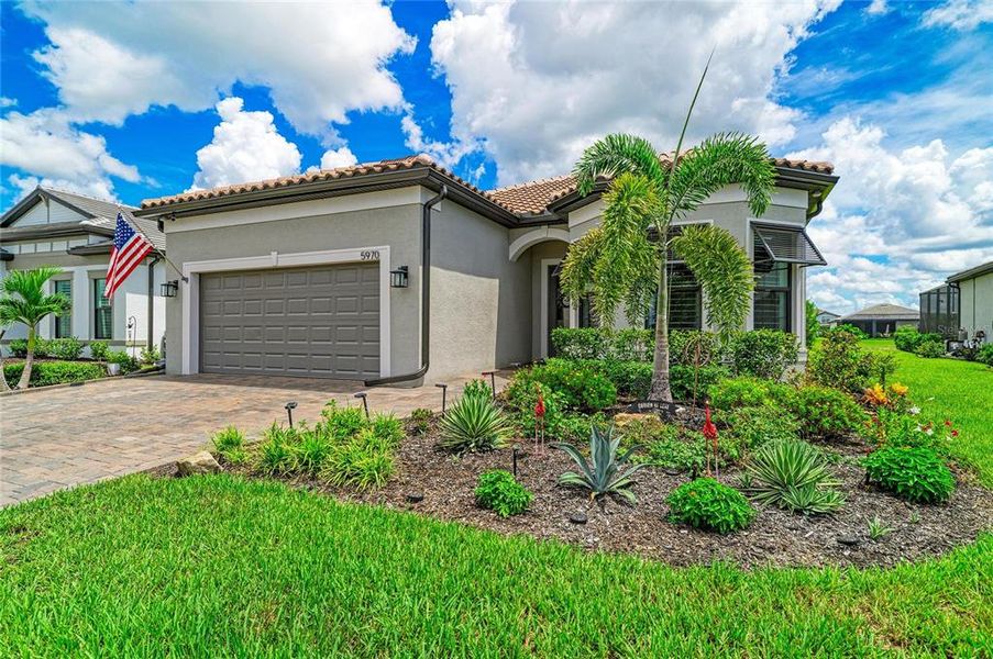 Front exterior of a new home in , Nokomis, FL, highlighting curb appeal (Image 25).