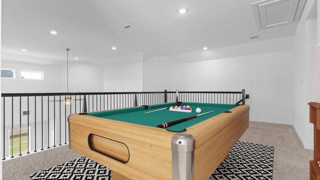 Furnished interior view inside a new home in Harvest Green, Richmond (Image 12).