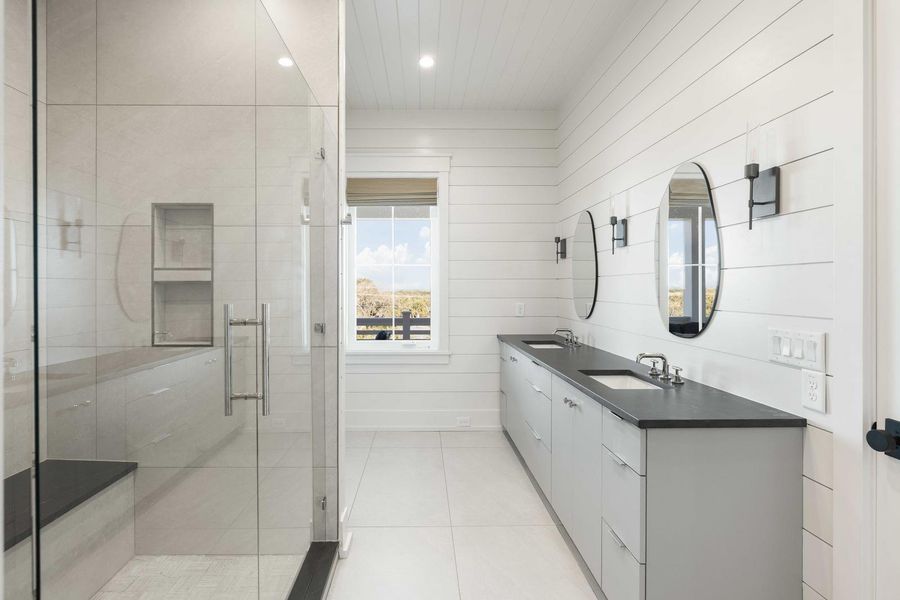 Furnished interior view inside a new home in , Isle Of Palms (Image 32).