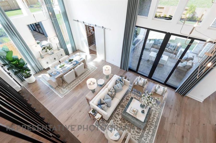Furnished interior view inside a new home in Mustang Lakes, Celina (Image 6).