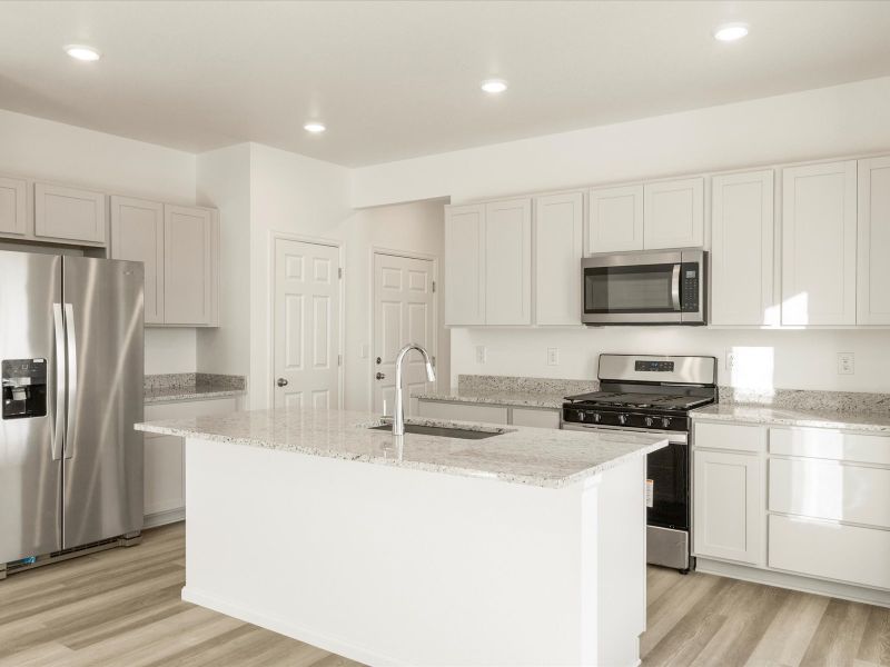 Furnished interior view inside a new home in Lake Bluff, Greeley (Image 3).