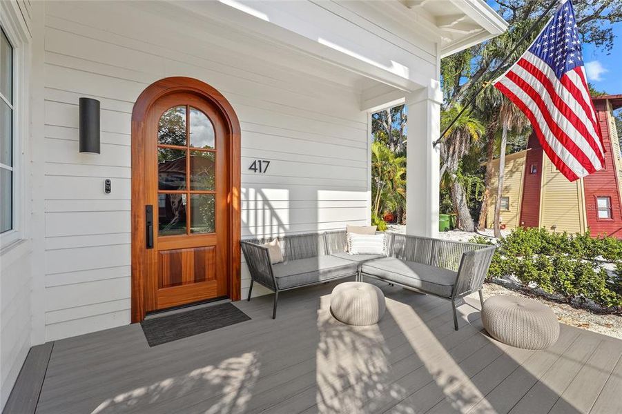 Exterior details and patio area of a home in , Sarasota (Image 27). Exterior details and patio area of a home in , Sarasota (Image 27).