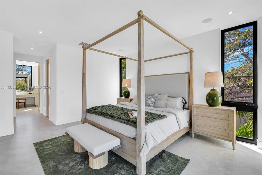 Furnished interior view inside a new home in , Miami (Image 47). Furnished interior view inside a new home in , Miami (Image 47).