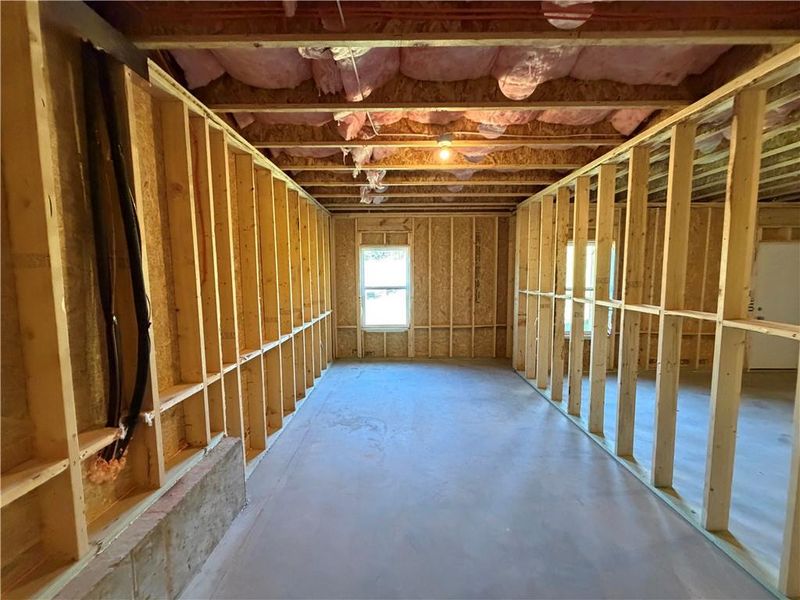 In-progress construction of a new home in Mallard’s Landing, Jefferson, GA (Image 43).