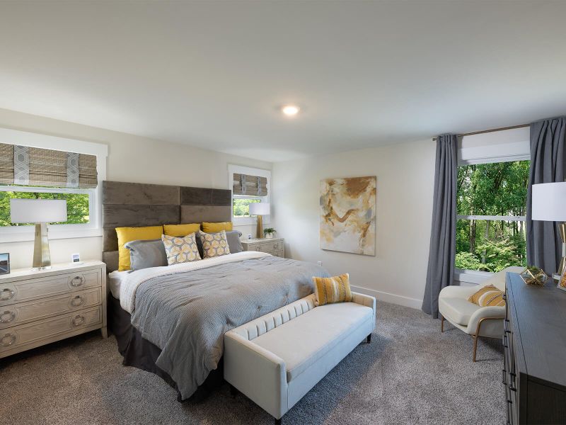 Furnished interior view inside a new home in Waterside - Boardwalk Series, Longs (Image 7).