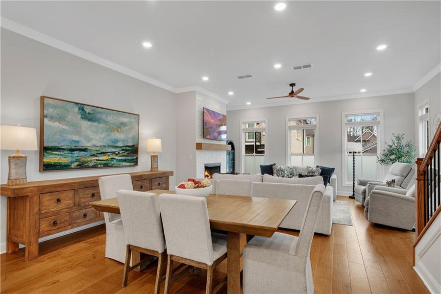Furnished interior view inside a new home in , Peachtree Corners (Image 11).