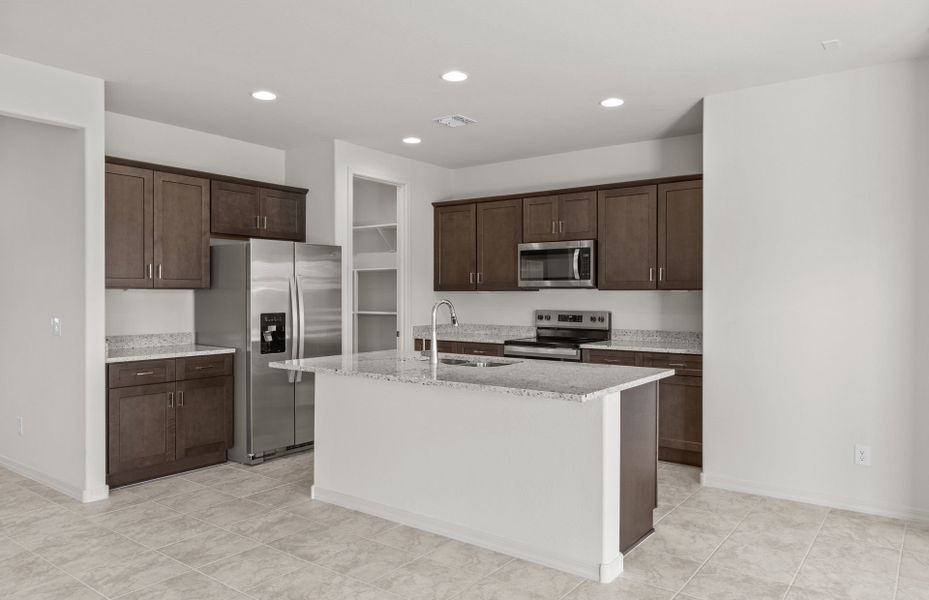 Representative furnished interior of a home built from the Bergamot by Pulte Homes in Alamar, Tolleson (Image 4).