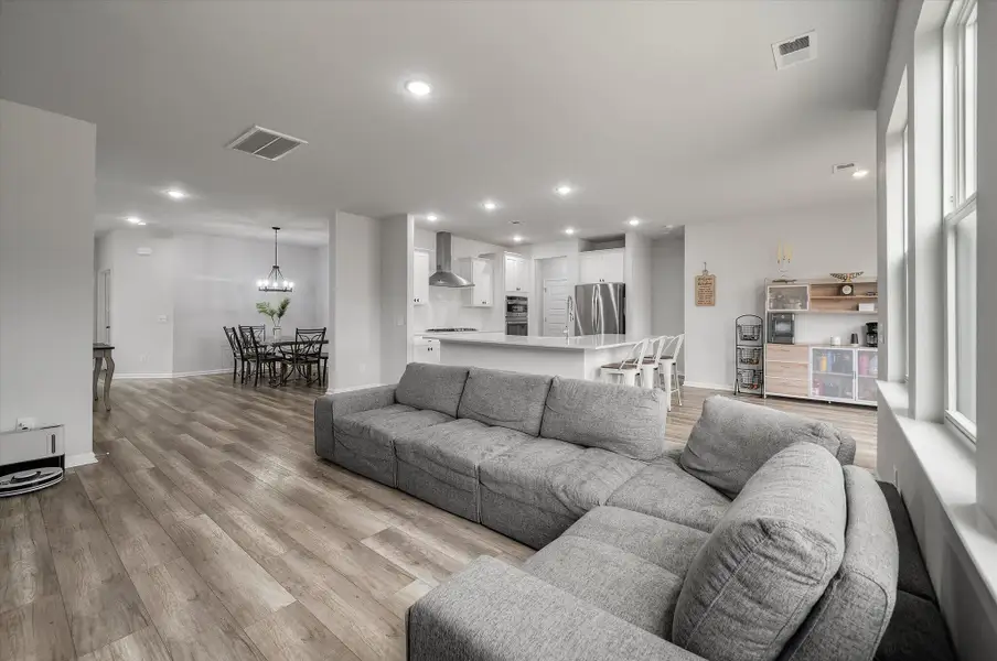 Furnished interior view inside a new home in Limehouse Village: Arbor Series, Summerville (Image 7). Furnished interior view inside a new home in Limehouse Village: Arbor Series, Summerville (Image 7).