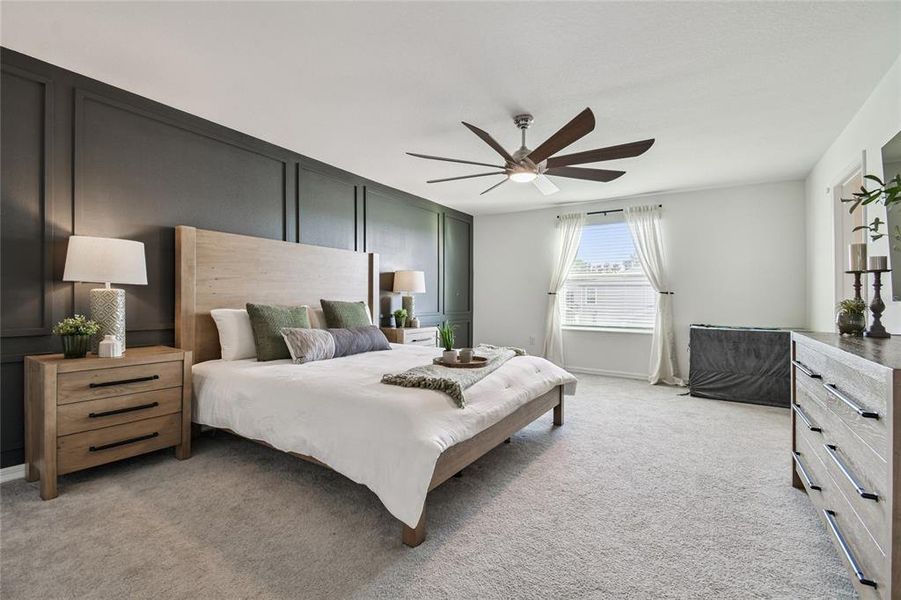 Furnished interior view inside a new home in , Land O' Lakes (Image 9). Furnished interior view inside a new home in , Land O' Lakes (Image 9).