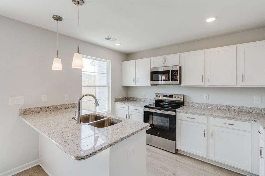 Furnished interior view inside a new home in Astoria, Columbia (Image 8).