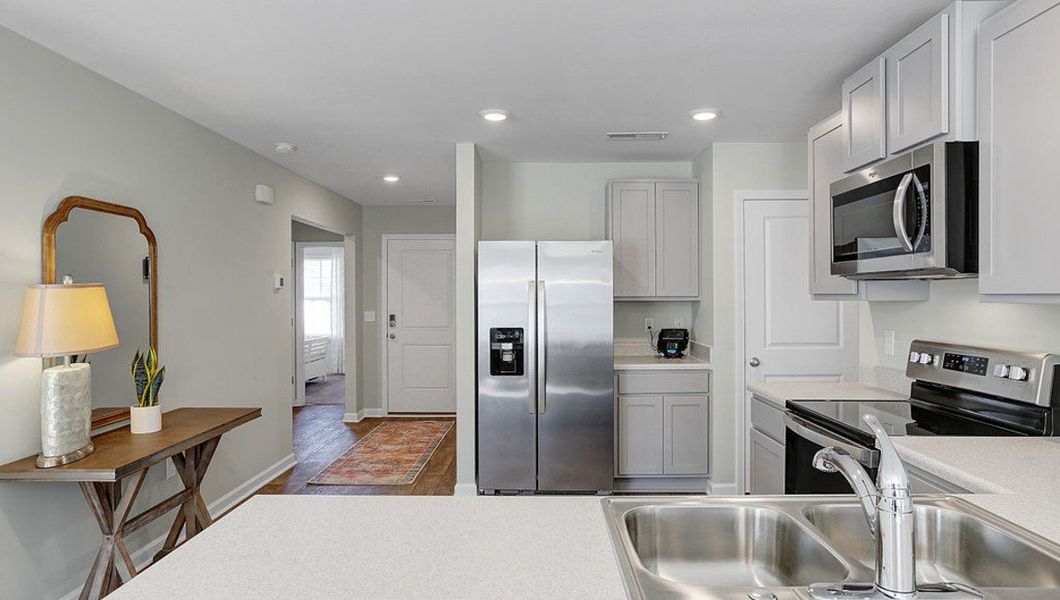 Furnished interior view inside a new home in Holly Oaks, Statesboro (Image 6).