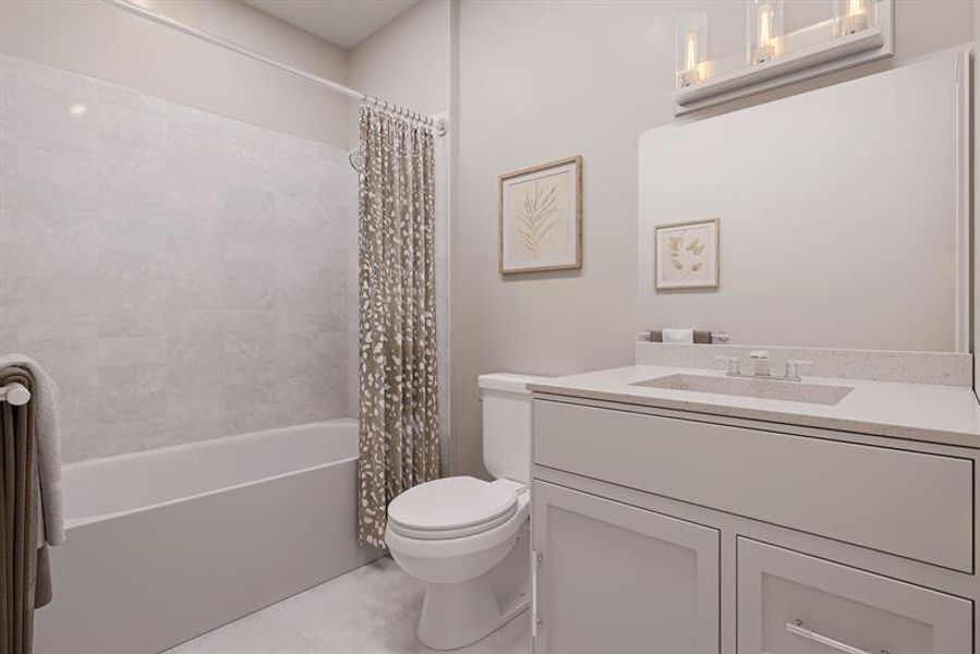 Furnished interior view inside a new home in Spring Branch Townhomes, Smyrna (Image 9).
