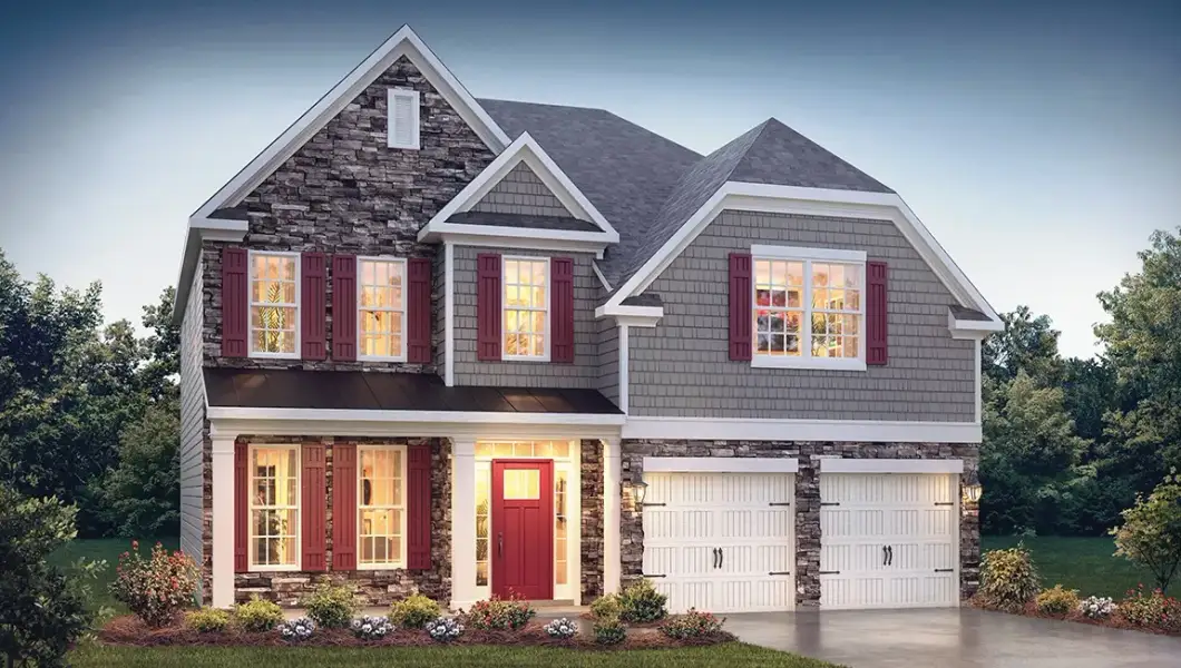 Representative exterior photo of a completed home built from the Fleetwood by D.R. Horton in Shadow Stone, Simpsonville, SC (Image 22). Representative exterior photo of a completed home built from the Fleetwood by D.R. Horton in Shadow Stone, Simpsonville, SC (Image 22).