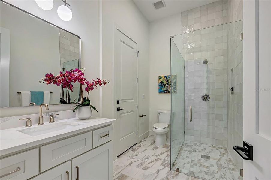 Furnished interior view inside a new home in , Tampa (Image 50).
