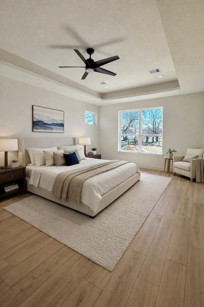 Furnished interior view inside a new home in , Pearland (Image 5).