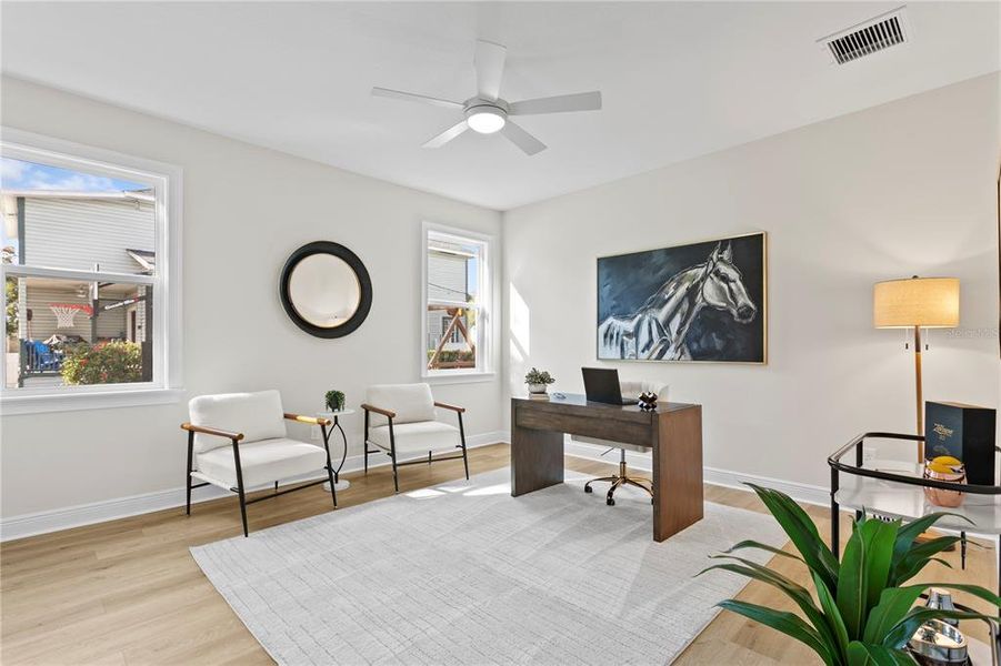 Furnished interior view inside a new home in , Tampa (Image 35).