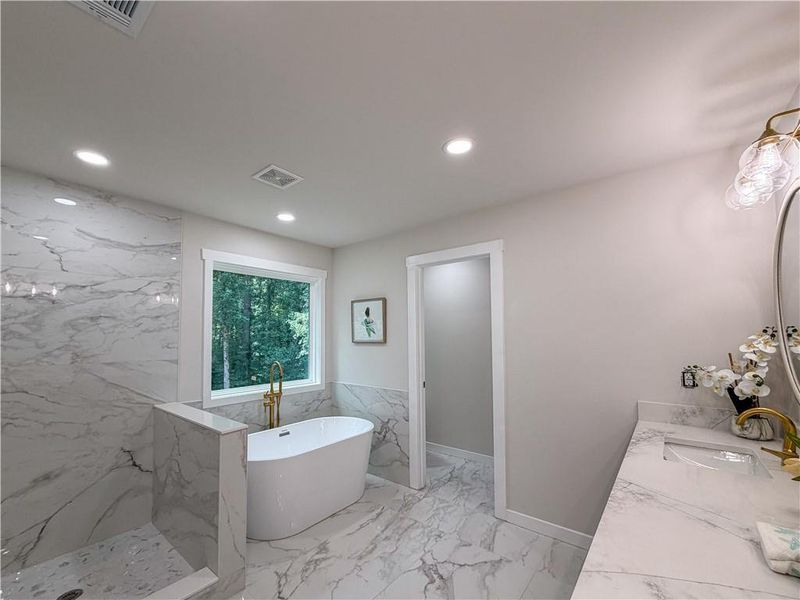 Furnished interior view inside a new home in , Norcross (Image 19).