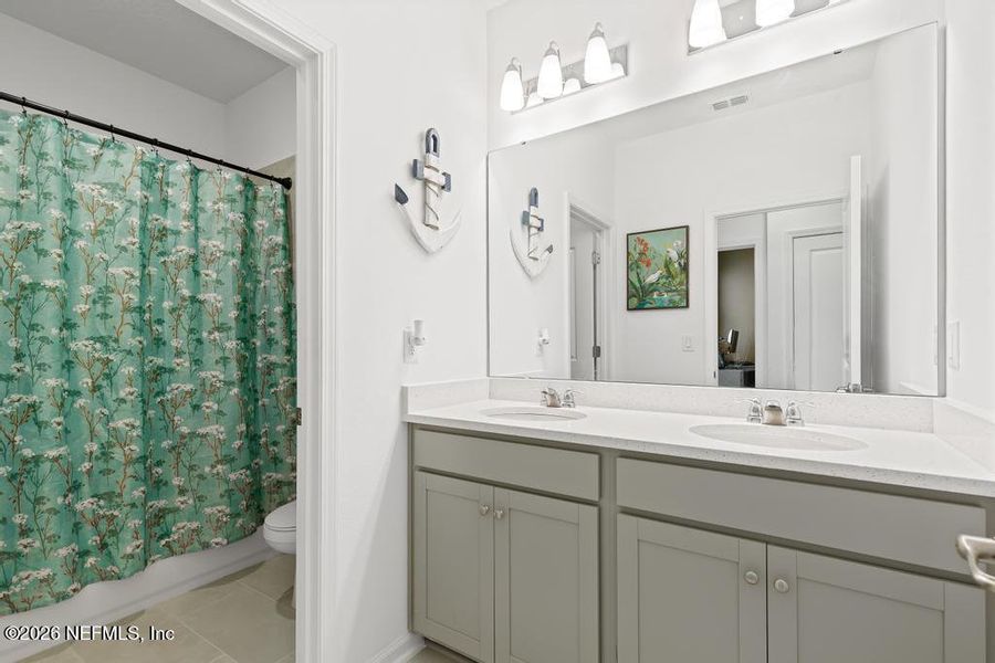 Furnished interior view inside a new home in , St. Augustine (Image 57).