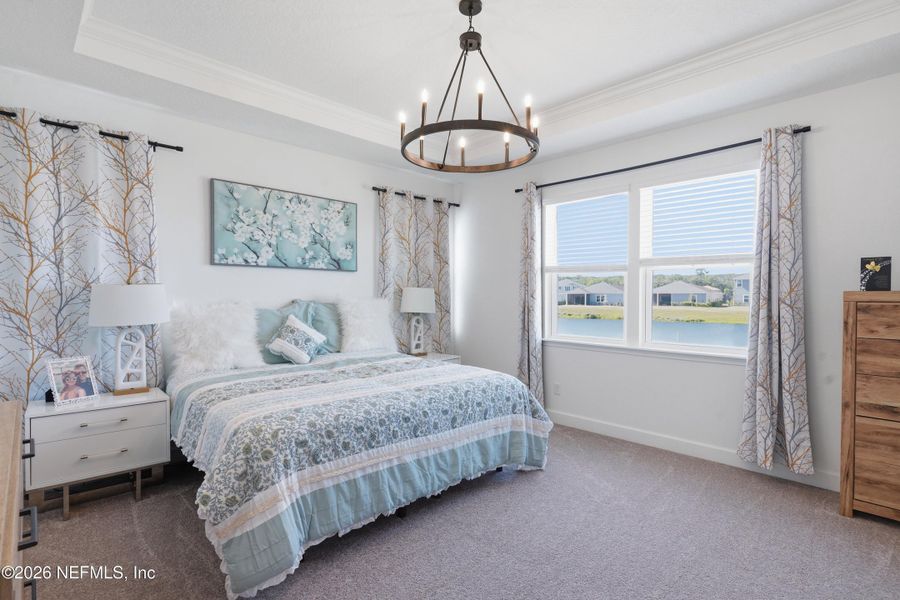 Furnished interior view inside a new home in TrailMark, St. Augustine (Image 12).