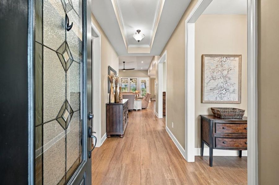 Furnished interior view inside a new home in , Hoschton (Image 6).