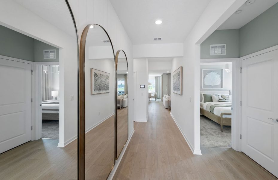 Furnished interior view inside a new home in Del Webb Sunchase, Parrish (Image 8).