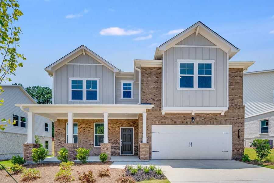 Representative exterior photo of a completed home built from the Trenton by Taylor Morrison in Bennett Farm, Loganville, GA (Image 16).
